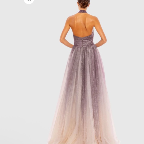 Mac Duggal Dresses & Skirts - Mac Duggal 20376 NWT Glitter Ombre Halter Neck Ballgown
